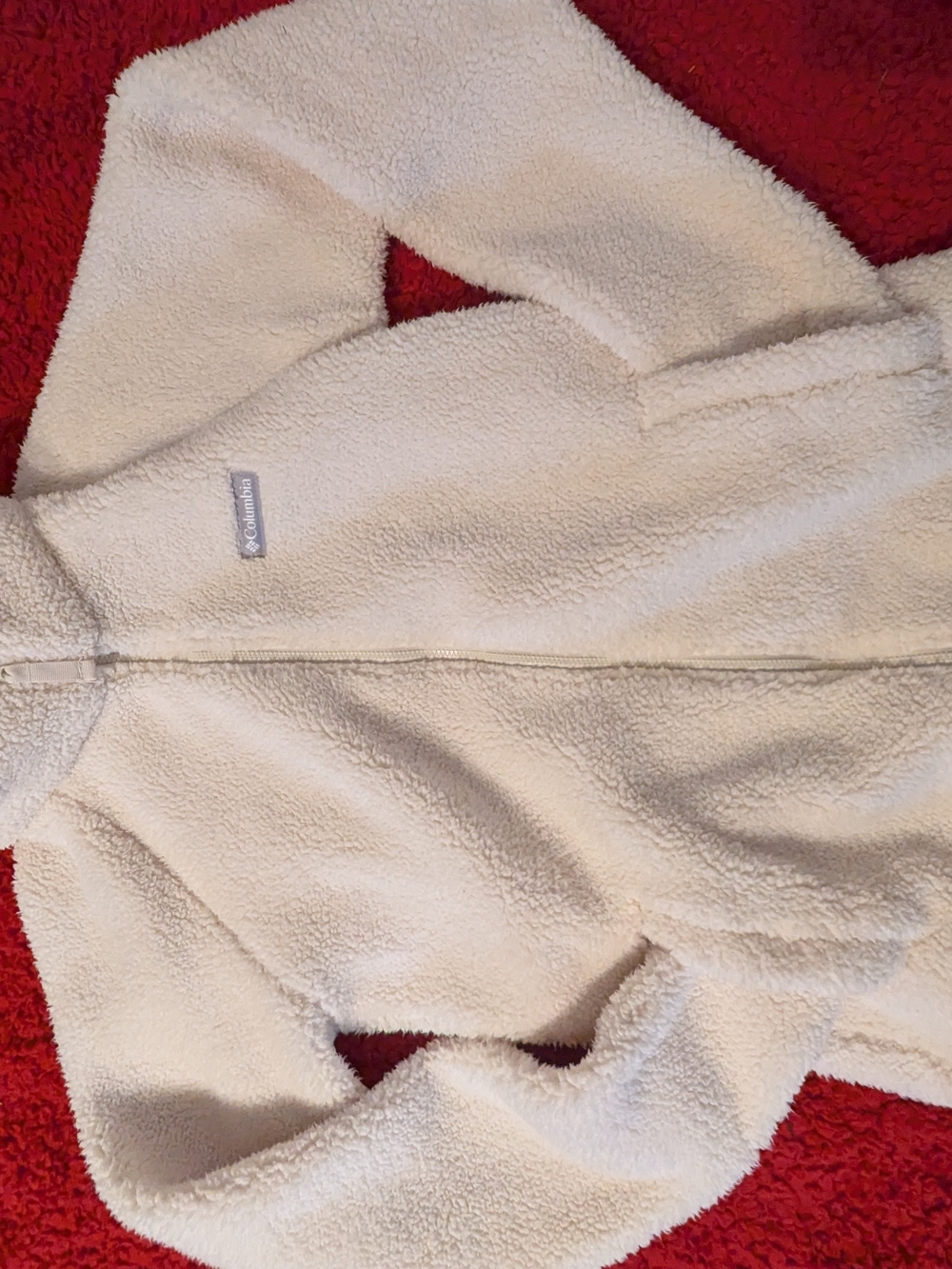 Columbia Women's Fleece in Cream Size XS